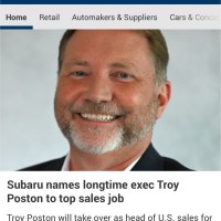 Subaru of America Employee Troy Poston's profile photo