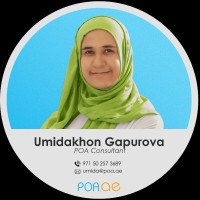POA.ae Employee Umida Gapurova's profile photo