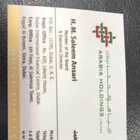 Arabia Holdings LLC. Employee H. Ansari's profile photo