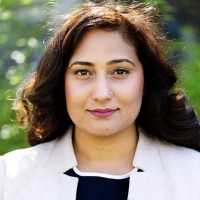 refugees{code} Employee Sarah Gilani's profile photo