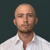 Blueberry. Employee Aiden Wright's profile photo