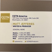 CGTN America Employee Matthew Jefferies's profile photo
