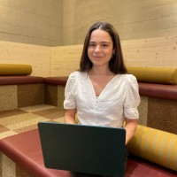 With Employee Georgia Hudson's profile photo