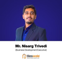 TilesWale Employee Nisarg Trivedi's profile photo
