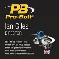 ProBolt Fasteners Ltd Employee I Giles's profile photo