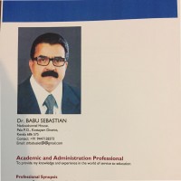 Mahatma Gandhi University Employee Babu Sebastian's profile photo